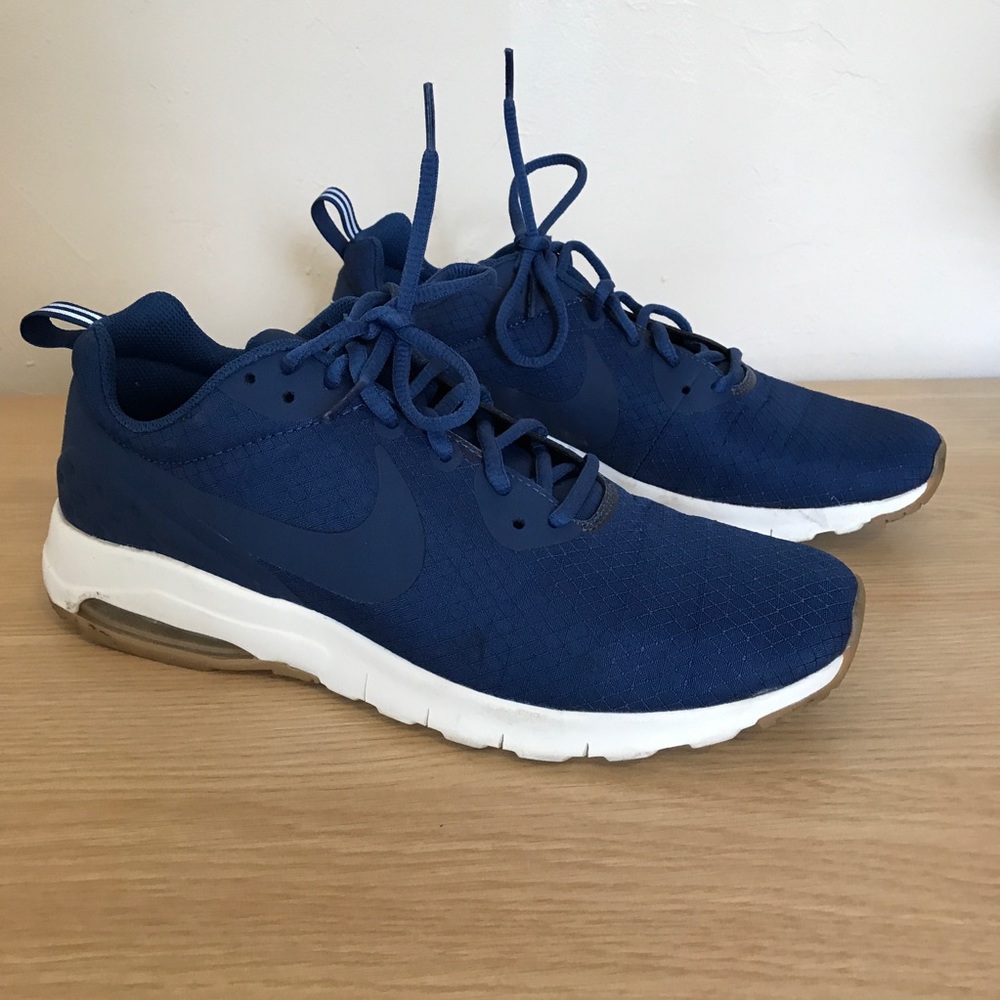 Blue Nike sneakers